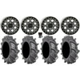 thumbnail image 1 of System 3 SB-7 Bdlk 18" Wheels Ti 4+3 33" BKT AT 171 Tires Polaris RZR Turbo R & Pro R Ranger 1500 Xpedition, 1 of 4