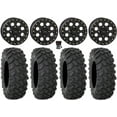 thumbnail image 1 of System 3 SB-7 Beadlock 18" Wheels Bk 4+3 37" XTR370 Tires Sportsman RZR Ranger, 1 of 4