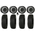 thumbnail image 1 of System 3 SB-8 Bdlk 15" Wheels Bk +68mm 32" Roctane ST Tires Can-Am Maverick R, 1 of 4