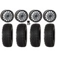 thumbnail image 1 of System 3 SB-8 Bdlk 15" Wheels Gy +38mm 35" Roctane STX Tires Can-Am Maverick R, 1 of 4