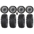 thumbnail image 1 of System 3 SB-8 Bdlk 15" Wheels Gy +38mm 35" Roctane T4 Tires Polaris RZR Turbo R & Pro R Ranger 1500 Xpedition, 1 of 4
