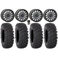 thumbnail image 1 of System 3 SB-8 Bdlk 15" Wheels Gy +38mm 37" XTR370 Tires Polaris RZR Turbo R & Pro R Ranger 1500 Xpedition, 1 of 4