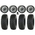 thumbnail image 1 of System 3 SB-8 Bdlk 15" Wheels Gy +68mm 32" Chicane DS Tires Can-Am Maverick R, 1 of 4