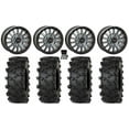thumbnail image 1 of System 3 SB-8 Bdlk 15" Wheels Gy +68mm 32" Outlaw M/T Tires Can-Am Maverick R, 1 of 4