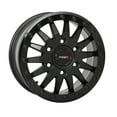 thumbnail image 1 of System 3 SB-8 Beadlock 15x7 UTV Wheel - Matte Black (6x5.5) +38mm [15S3-8565], 1 of 5