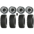 thumbnail image 1 of System 3 SB-9 Bdlk 15" Wheels Gloss Bk 33" BDC Tires Kawasaki Mule Pro FXT, 1 of 4