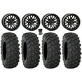 thumbnail image 1 of System 3 SB-9 Bdlk 15" Wheels Gloss Bk 33" XTR370 Tires Polaris RZR Turbo R & Pro R Ranger 1500 Xpedition, 1 of 4