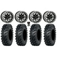 thumbnail image 1 of System 3 SB-9 Bdlk 15" Wheels Matte Bk 32" MT911 Tires Polaris RZR Turbo R & Pro R Ranger 1500 Xpedition, 1 of 4