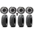 thumbnail image 1 of System 3 SB-9 Bdlk 15" Wheels Matte Bk 37" RocScraper Tires Polaris RZR Turbo R & Pro R Ranger 1500 Xpedition, 1 of 4