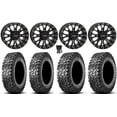 thumbnail image 1 of System 3 ST-3 14" Wheels Black 27" Predator Tires Kawasaki Mule Pro FXT, 1 of 5