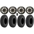 thumbnail image 1 of System 3 ST-3 14" Wheels Bronze 28" Warrior AT Tires Honda Pioneer, 1 of 4