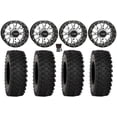 thumbnail image 1 of System 3 ST-3 14" Wheels Machined 28" ATX470 Tires Honda Rincon Yamaha Rhino Kawasaki Brute Force Suzuki KingQuad, 1 of 4