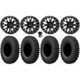 thumbnail image 1 of System 3 ST-3 15" Wheels Black 32" MotoCrusher Tires Sportsman RZR Ranger, 1 of 4