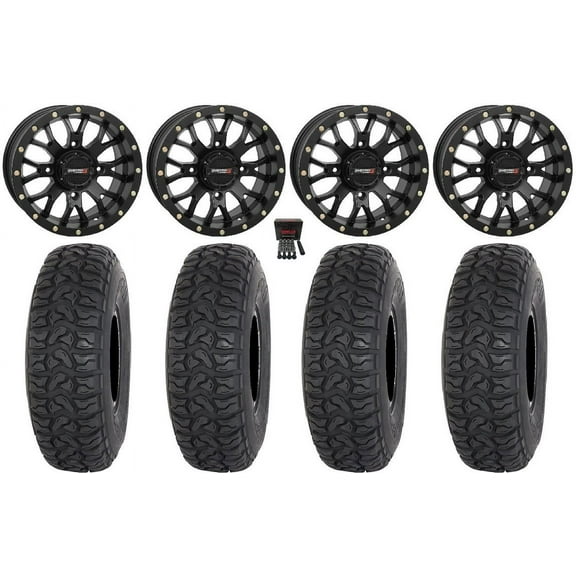 System 3 ST-3 15" Wheels Black 35" Chicane LT Tires Polaris RZR XP 1000 / PRO XP / Ranger XP 900/1000