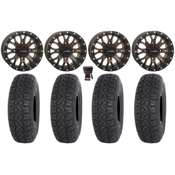 System 3 ST-3 15" Wheels Bronze 32" Chicane LT Tires Polaris RZR XP 1000 / PRO XP / Ranger XP 900/1000