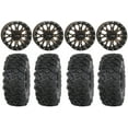 thumbnail image 1 of System 3 ST-3 15" Wheels Bronze 32" Roctane T4 Tires Sportsman RZR Ranger, 1 of 4