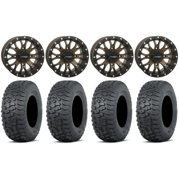 System 3 ST-3 15" Wheels Bronze 32" Terra Hook Tires Sportsman RZR Ranger