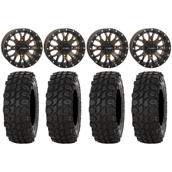 System 3 ST-3 15" Wheels Bronze 32" XComp ATR Tires Sportsman RZR Ranger