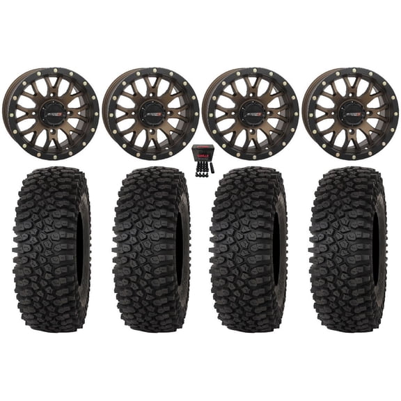 System 3 ST-3 15" Wheels Bronze 37" Roctane STX Tires Polaris RZR XP 1000 / PRO XP / Ranger XP 900/1000