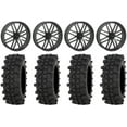 thumbnail image 1 of System 3 ST-3 22" Wheels Gunmetal 35" ACP Tires Can-Am Commander Maverick Renegade Outlander Defender, 1 of 4