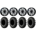 thumbnail image 1 of System 3 ST-3 24" Wheels Black 37" MotoSlayer Tires Sportsman RZR Ranger, 1 of 4