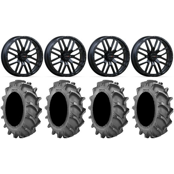 System 3 ST-3 24" Wheels Black 42x9.5 BKT 171 Tires Polaris RZR XP 1000 / PRO XP / Ranger XP 900/1000