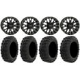 thumbnail image 1 of System 3 ST-3 Black 14" Wheels 26" Dual Threat Tires Sportsman RZR Ranger, 1 of 5