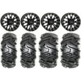 thumbnail image 1 of System 3 ST-3 Black 14" Wheels 26" Moto MTC Tires Sportsman RZR Ranger, 1 of 4