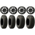 thumbnail image 1 of System 3 ST-3 Black 14" Wheels 27" BFG KM3 Tires Kawasaki Mule Pro FXT, 1 of 5