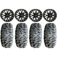 thumbnail image 1 of System 3 ST-3 Black 14" Wheels 27" MotoClaw Tires Can-Am Commander Maverick Renegade Outlander Defender, 1 of 4