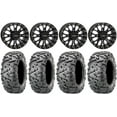 thumbnail image 1 of System 3 ST-3 Black 14" Wheels 28" BigHorn 2.0 Tires Yamaha Viking Wolverine YXZ1000R CFMoto ZForce 950 UForce 1000, 1 of 5