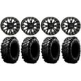 thumbnail image 1 of System 3 ST-3 Black 14" Wheels 28" Carnivore Tires Sportsman RZR Ranger, 1 of 4