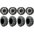 thumbnail image 1 of System 3 ST-3 Black 14" Wheels 30" Bogger Tires Sportsman RZR Ranger, 1 of 4