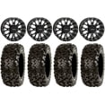 thumbnail image 1 of System 3 ST-3 Black 14" Wheels 30" Rip Saw Tires Can-Am Commander Maverick Renegade Outlander Defender, 1 of 4