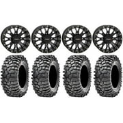 System 3 ST-3 Black 14" Wheels 30" Roxxzilla 396 Tires Sportsman RZR Ranger