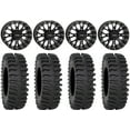 thumbnail image 1 of System 3 ST-3 Black 14" Wheels 30" XT400 Tires Yamaha Viking Wolverine YXZ1000R CFMoto ZForce 950 UForce 1000, 1 of 4