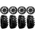 thumbnail image 1 of System 3 ST-3 Black 14" Wheels 32" BogMax Tires Can-Am Commander Maverick Renegade Outlander Defender, 1 of 4
