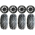 thumbnail image 1 of System 3 ST-3 Black 15" Wheels 28" MotoClaw Tires Sportsman 550 850 1000, 1 of 4