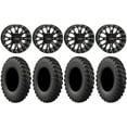 thumbnail image 1 of System 3 ST-3 Black 15" Wheels 33" MotoRally Tires Sportsman RZR Ranger, 1 of 4