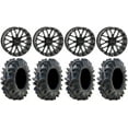 thumbnail image 1 of System 3 ST-3 Black 18" Wheels 34" Terminator Tires Can-Am Commander Maverick Renegade Outlander Defender, 1 of 4