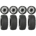 thumbnail image 1 of System 3 ST-3 Black 18" Wheels 36" XCR350 Tires Sportsman RZR Ranger, 1 of 4