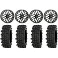 thumbnail image 1 of System 3 ST-3 Black 20" Wheels 33" ACP Tires Kawasaki Teryx Mule, 1 of 4