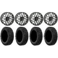 thumbnail image 1 of System 3 ST-3 Black 20" Wheels 33" MotoClaw Tires Can-Am Maverick X3 / Honda Pioneer 1000 / Talon, 1 of 4