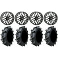 thumbnail image 1 of System 3 ST-3 Black 20" Wheels 35" Interforce 628 Tires Sportsman RZR Ranger, 1 of 4