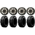 thumbnail image 1 of System 3 ST-3 Bronze 14" Wheels 28" Carnivore Tires Kawasaki Mule Pro FXT, 1 of 4