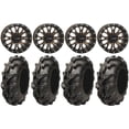 thumbnail image 1 of System 3 ST-3 Bronze 14" Wheels 28" Mega Mayhem Tires Sportsman RZR Ranger, 1 of 5