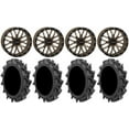 thumbnail image 1 of System 3 ST-3 Bronze 18" Wheels 34" MotoHavok Tires Can-Am Maverick X3 / Honda Pioneer 1000 / Talon, 1 of 4