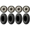 thumbnail image 1 of System 3 ST-3 Bronze 18" Wheels 35" MotoRally Tires Can-Am Maverick X3 / Honda Pioneer 1000 / Talon, 1 of 4