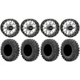 thumbnail image 1 of System 3 ST-3 Machined 14" Wheels 27" MotoRavage Tires Kawasaki Mule Pro FXT, 1 of 4