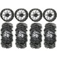 thumbnail image 1 of System 3 ST-3 Machined 14" Wheels 28" Moto MTC Tires Can-Am Maverick X3 / Honda Pioneer 1000 / Talon, 1 of 4